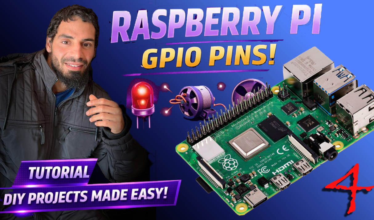 Raspberry Pi GPIO Pins Explained 🧠 – Control Hardware with Python