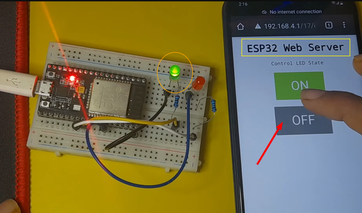Create an ESP32 Web Server to Control Devices Over WiFi 🚀