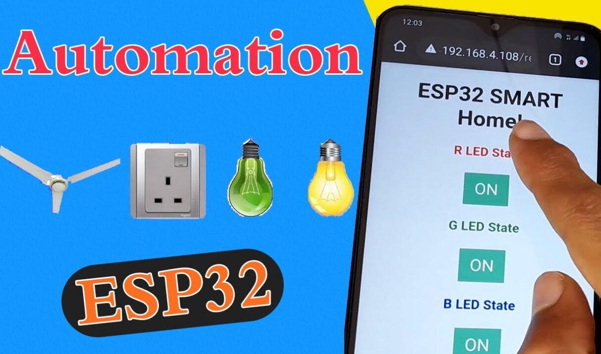 ESP32 Home Automation Setup (WiFi & Switch Control)