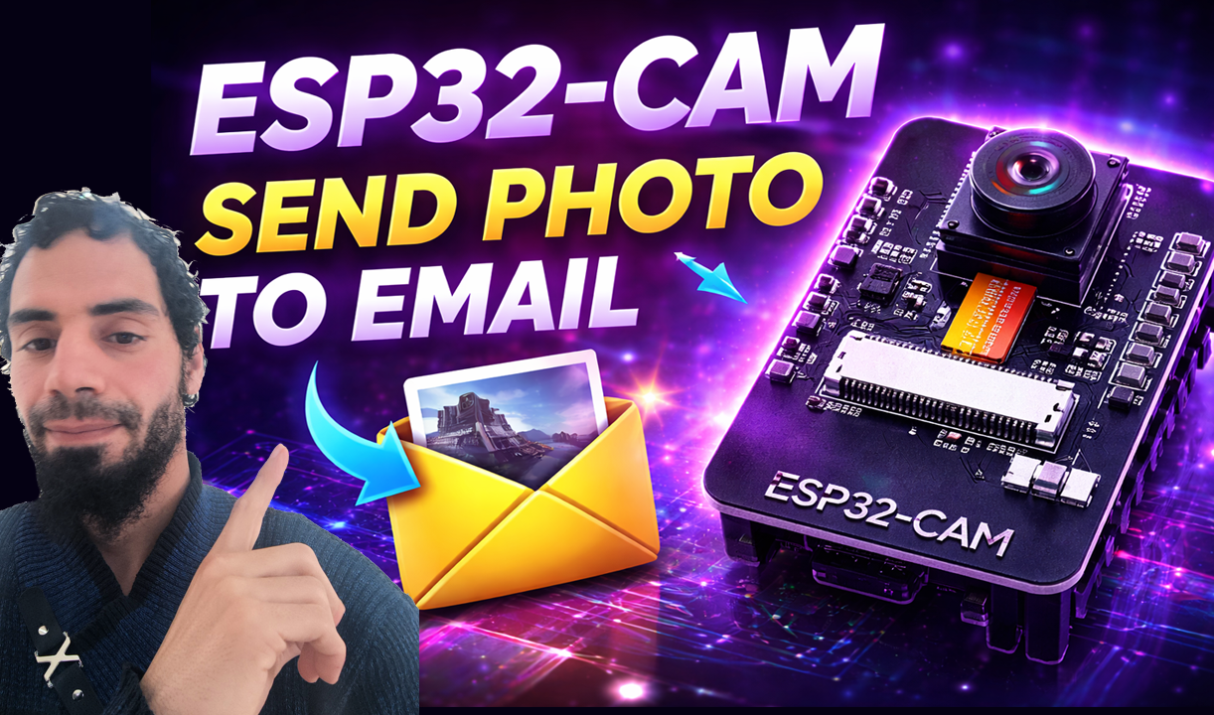 ESP32-CAM: Capture & Send Photos via Email (Complete Guide)