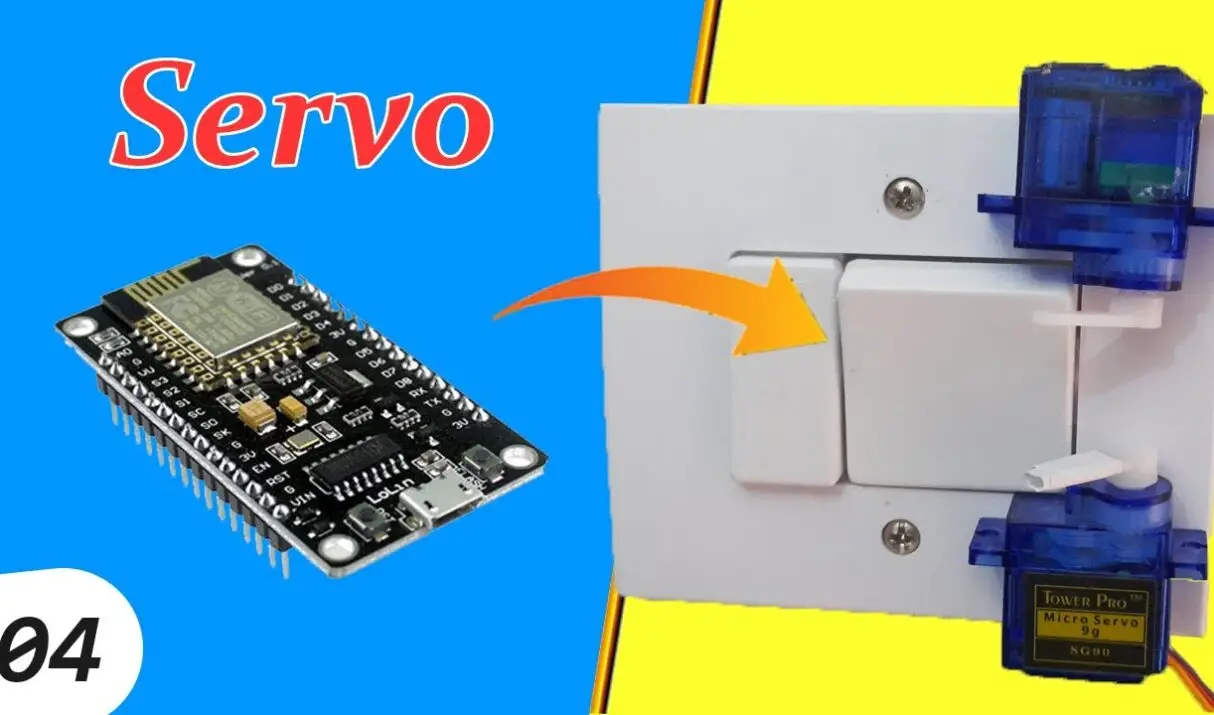 Create a Smart WiFi Light Switch Using ESP8266 and Servo Motors