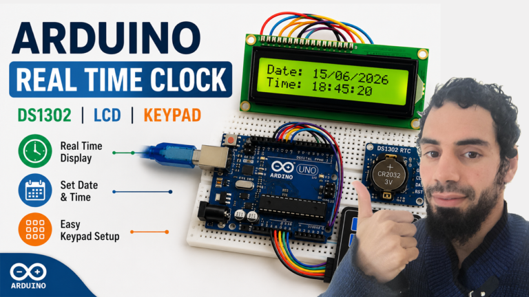 Build Your Own Real-Time Clock with Arduino, LCD, and Keypad Matrix