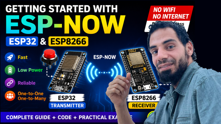 Learn ESP-NOW: Wireless Communication Between ESP Boards (ESP32 /ESP8266)