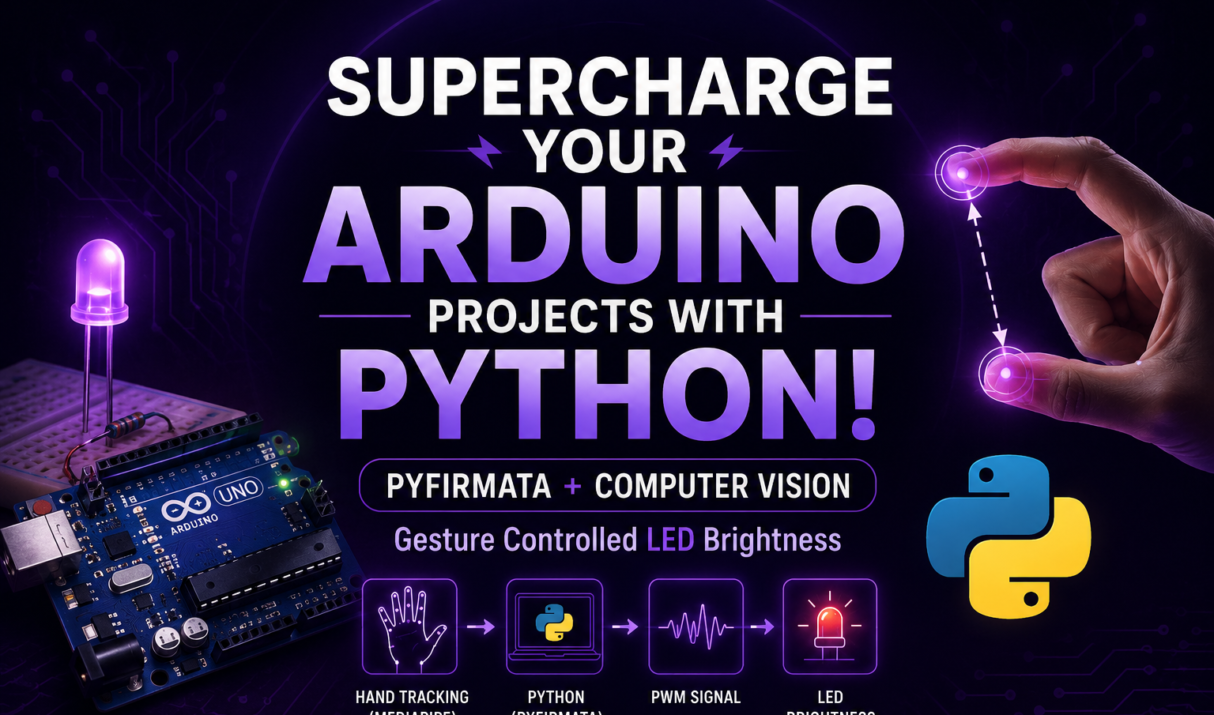 Integrate Arduino Projects with Python Using PyFirmata and Computer Vision