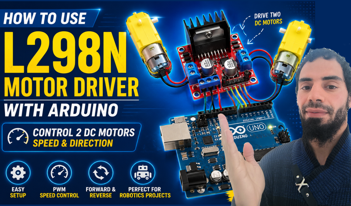 How to Control 2 DC Motors with Arduino & the L298N Motor Driver: Complete Guide