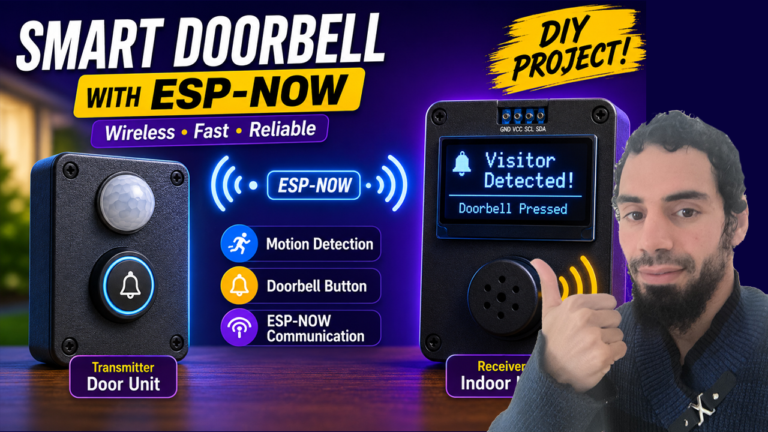Smart Doorbell with ESP-NOW Protocol: DIY Project (Guide)